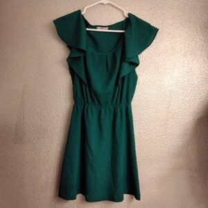 GREEN FREE BIRD DRESS IN WOMENS SMALL
